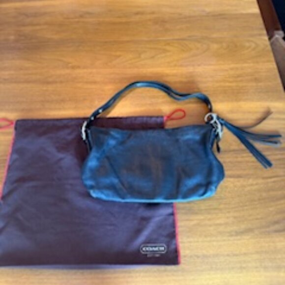 Coach Black Leather East West Legacy Shoulder Bag - Picture 1 of 8
